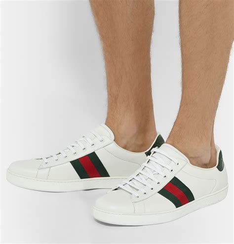 white leather gucci shoes|men's gucci shoes clearance.